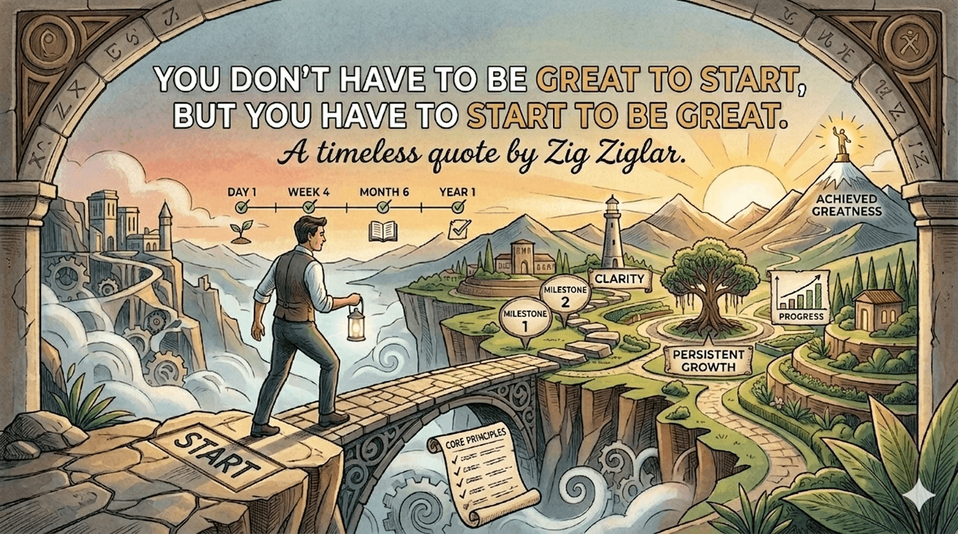 Start Before You’re Ready